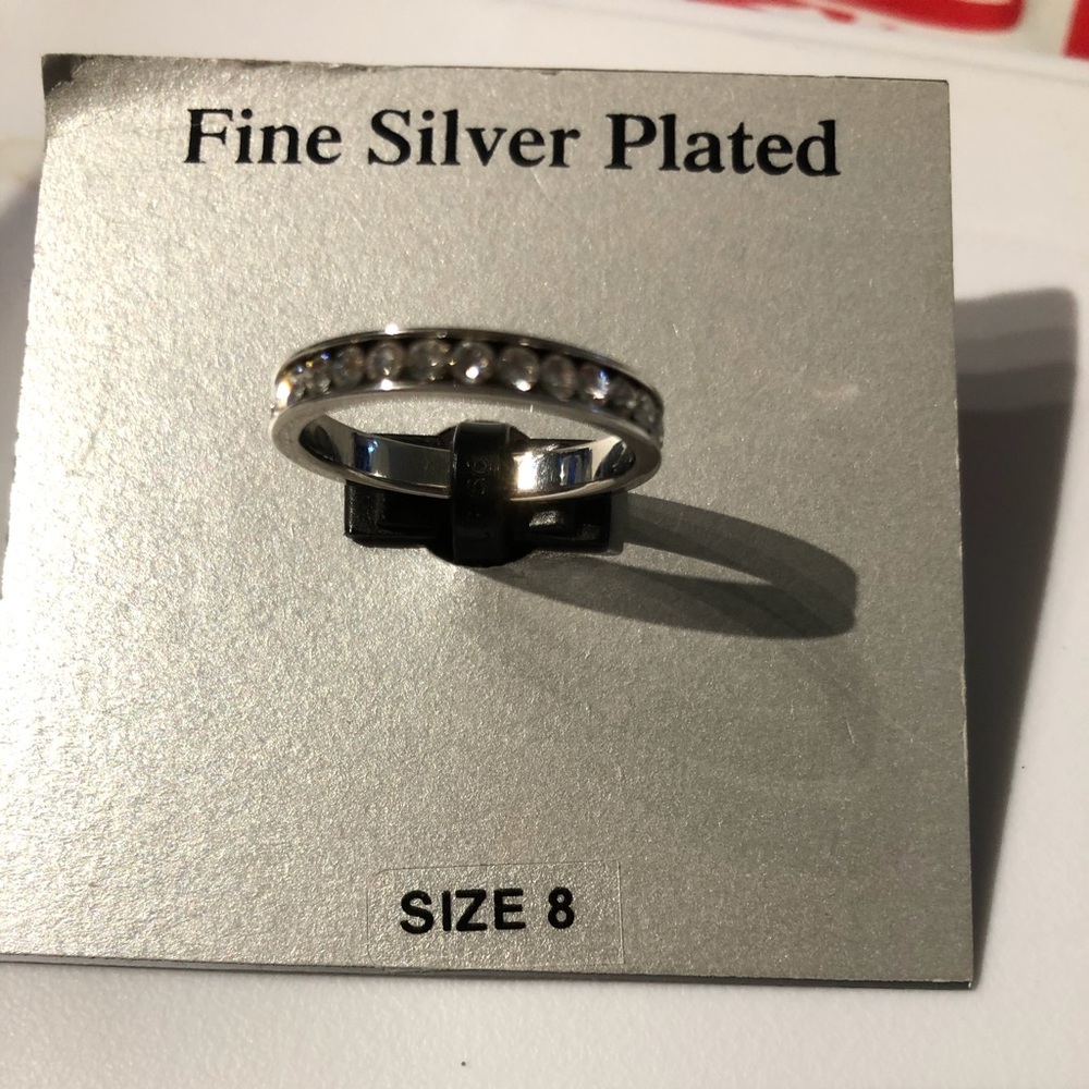 Silver plated ring